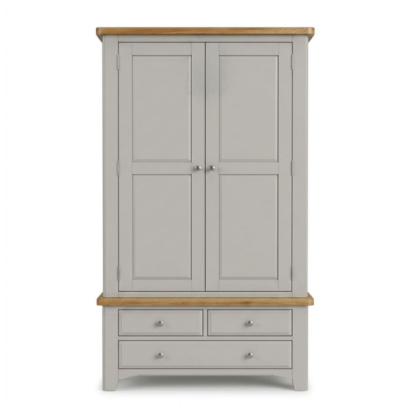 Leah Wardrobe Grey/Oak